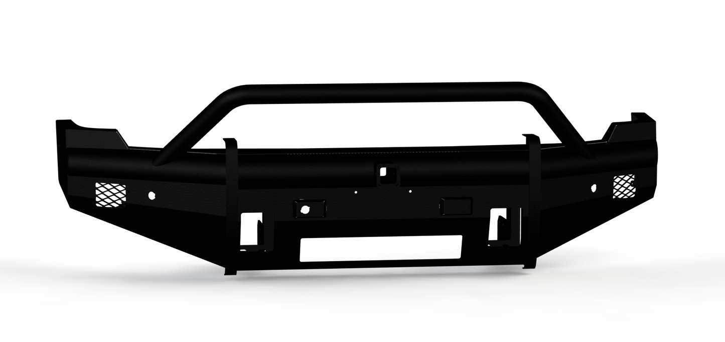 Vaquero Front Non-Winch Bumper Pre-Runner Guard | 2in Receiver - Texture Black 2024-2025 GMC 2500 3500