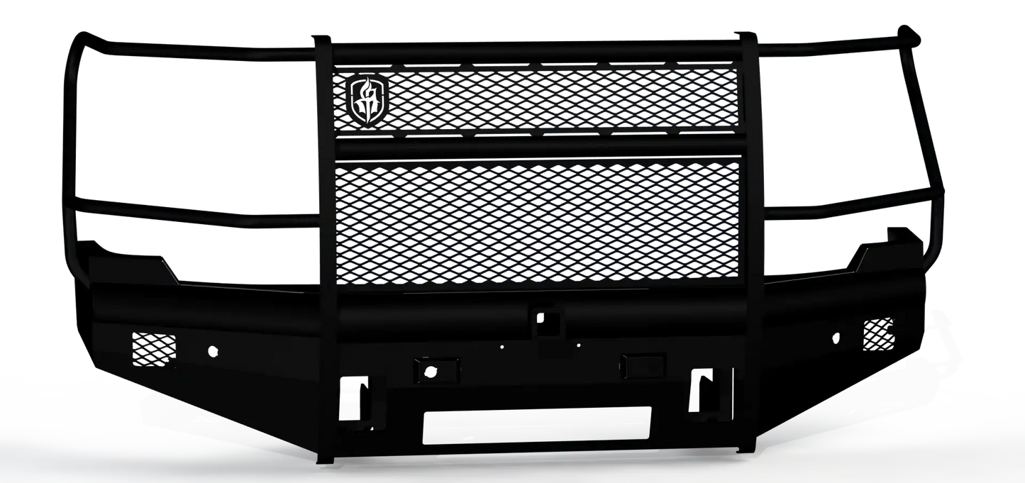 Vaquero Front Non-Winch Bumper Full Guard | 2in Receiver - Texture Black 2024-2025 GMC 2500 3500