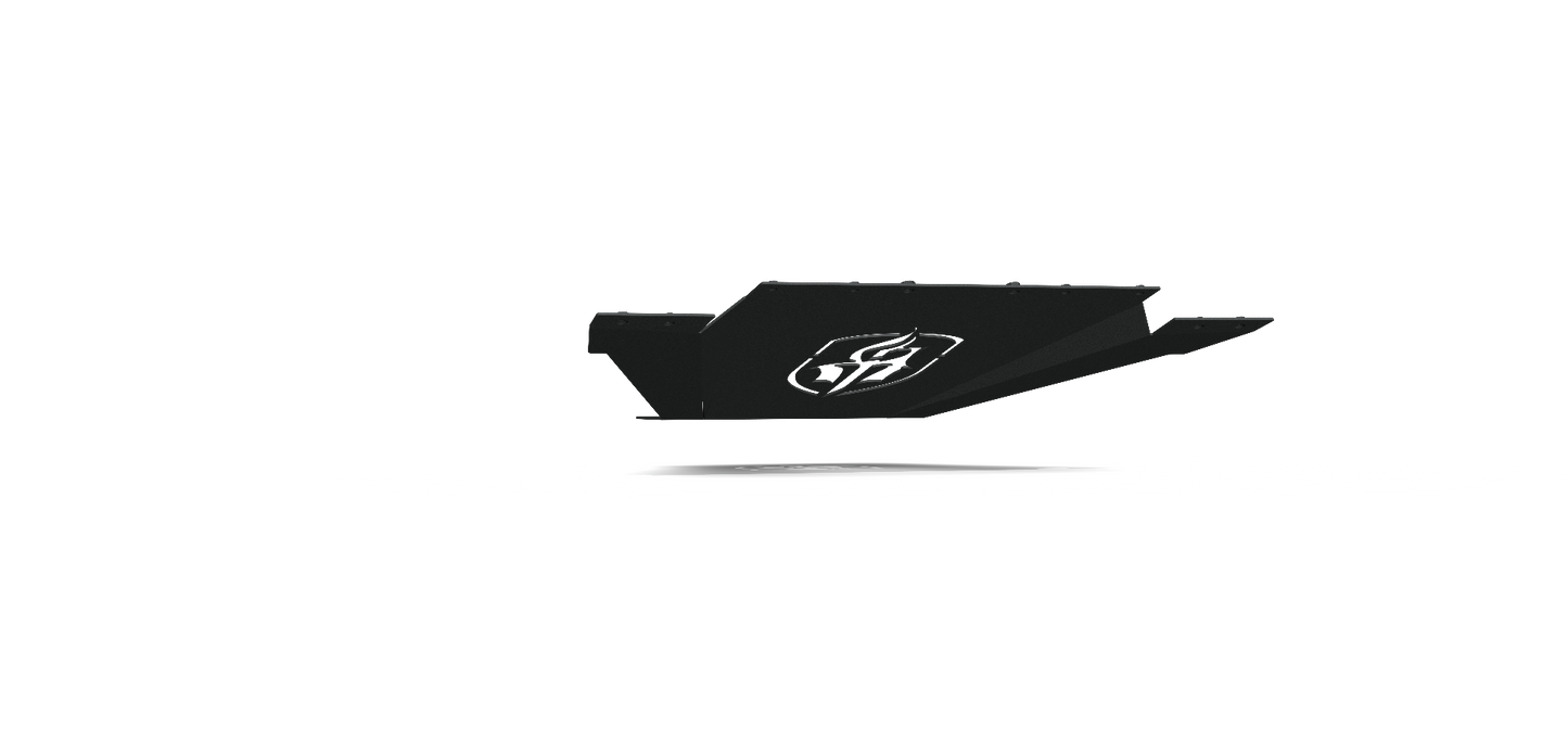 Spartan Front Bumper Bolt on Accessory Skid Plate - Texture Black 2011-2014 Chevrolet 2500 3500