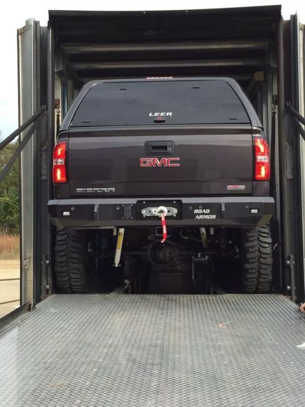 Stealth Rear Winch Bumper - Texture Black 2015-2019 Chevrolet/GMC 2500 3500