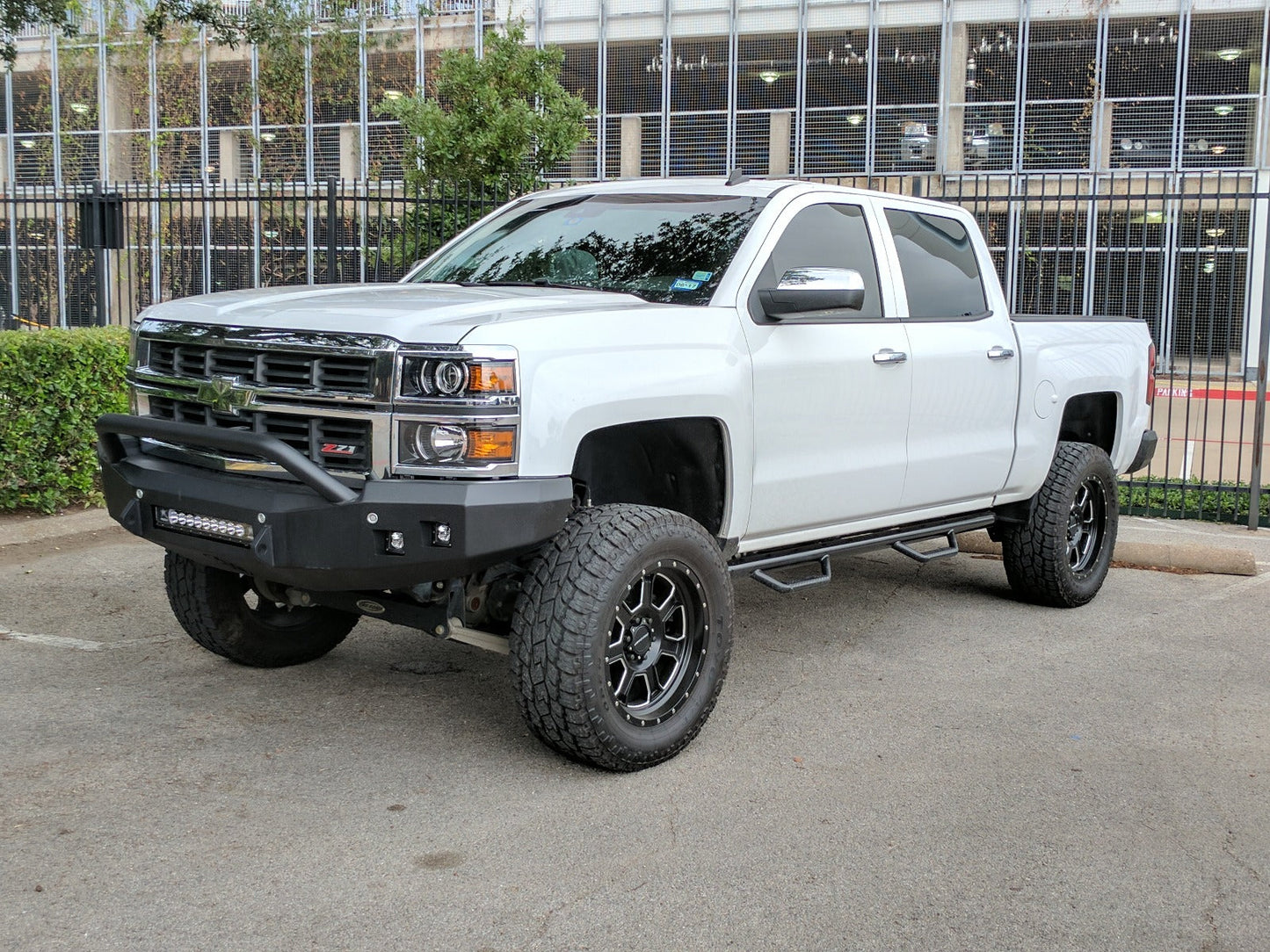 Stealth Front Non-Winch Bumper Pre-Runner Guard - Texture Black 2014-2015 Chevrolet 1500