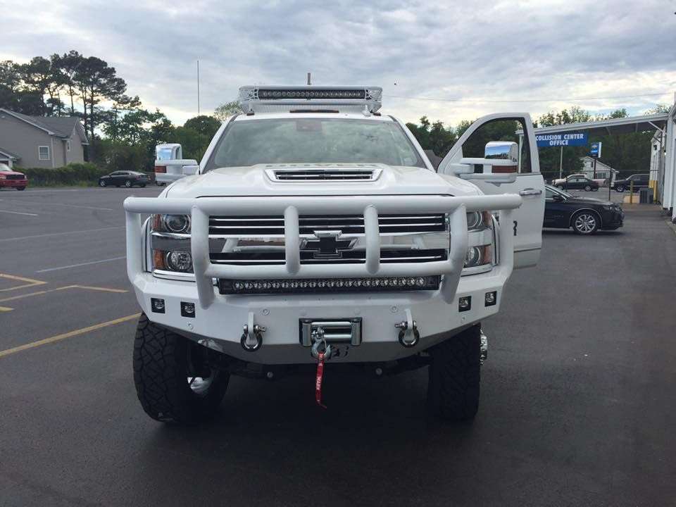 Stealth Front Winch Bumper Titan II Guard - Texture Black 2015-2019 Chevrolet 2500 3500