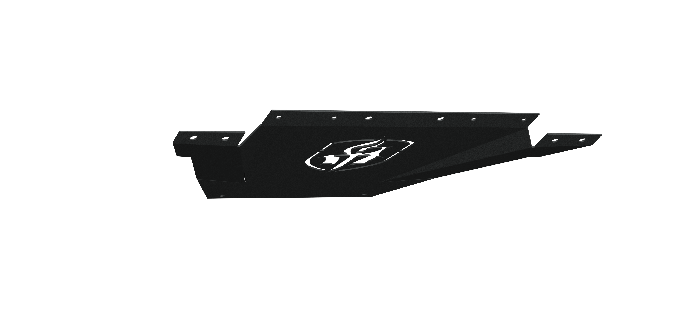 Spartan Front Bumper Bolt on Accessory Skid Plate - Texture Black 2016-2018 GMC 1500