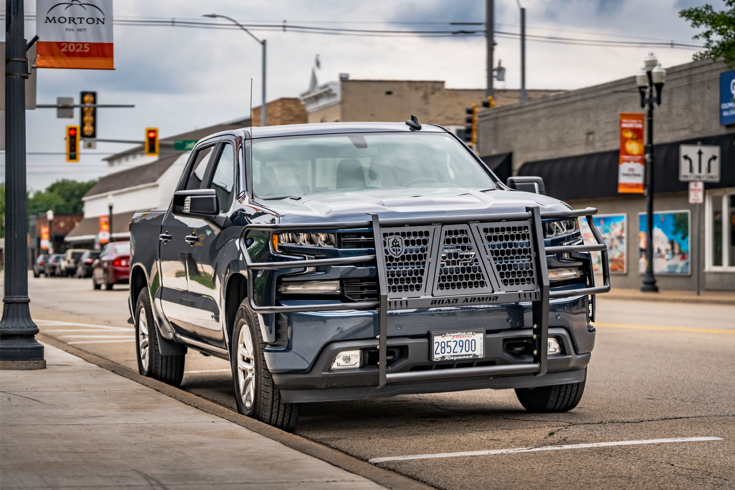 Vaquero Front Grille Guard - Texture Black - 2019-2021 - CHEVY 1500