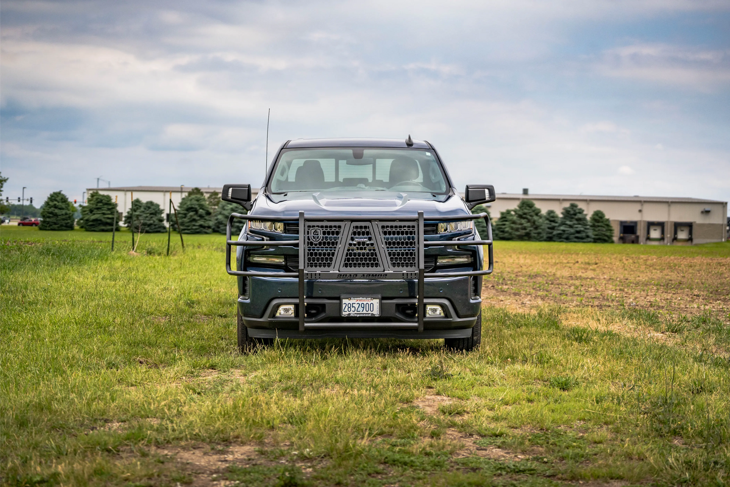Vaquero Front Grille Guard - Texture Black - 2019-2021 - CHEVY 1500
