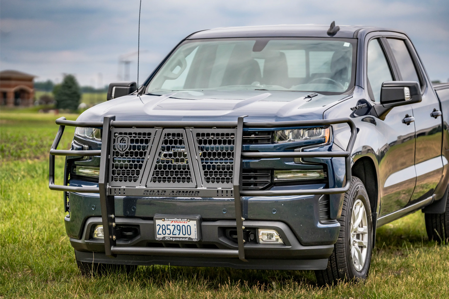 Vaquero Front Grille Guard - Texture Black - 2019-2021 - CHEVY 1500