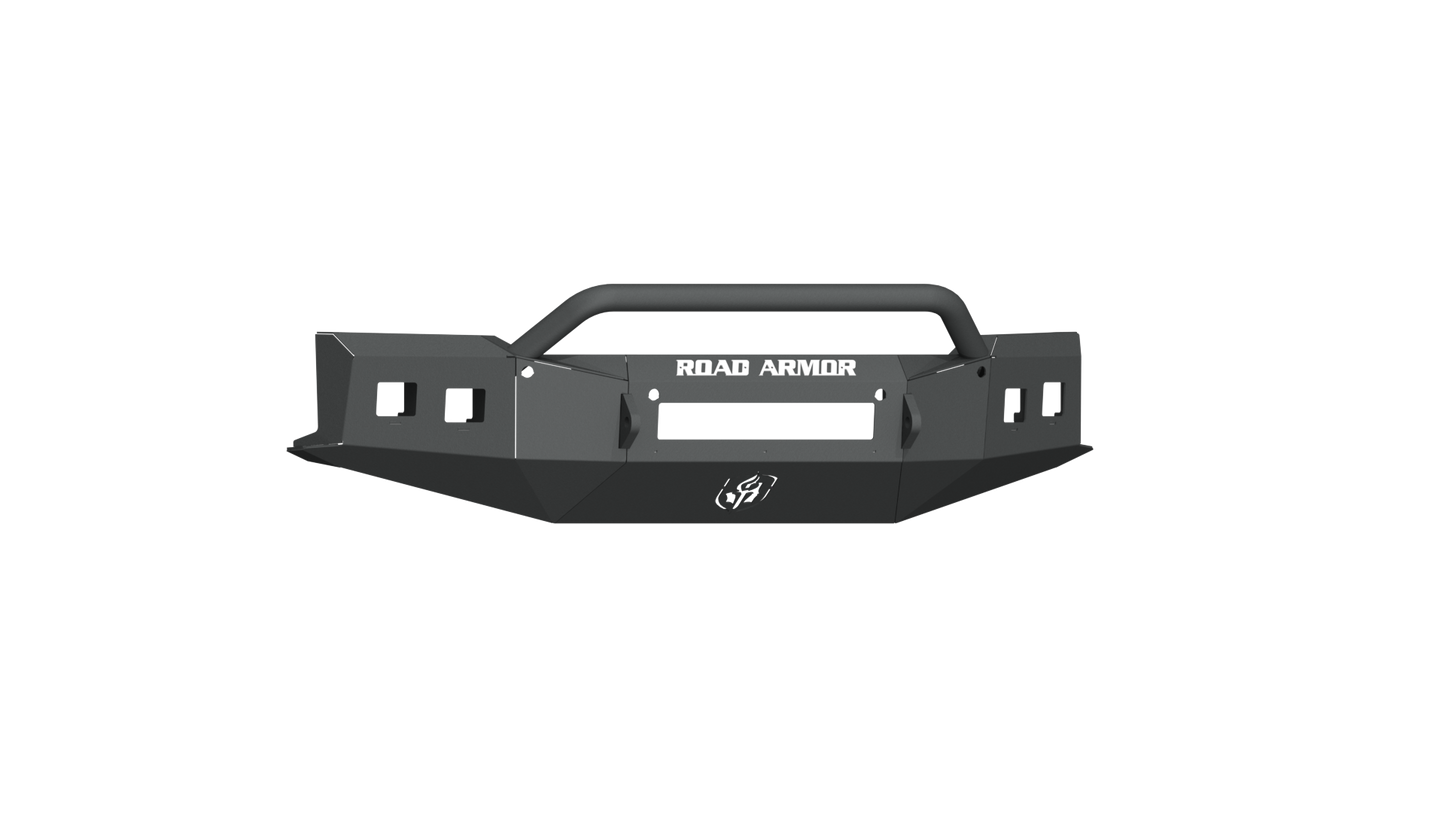 Stealth Front Non-Winch Bumper Pre-Runner Guard - Texture Black 2019-2021 Chevrolet 1500