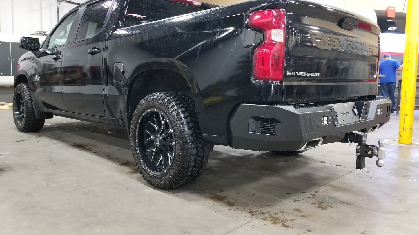Spartan Rear Bumper - Texture Black 2019-2021 Chevrolet/GMC 1500