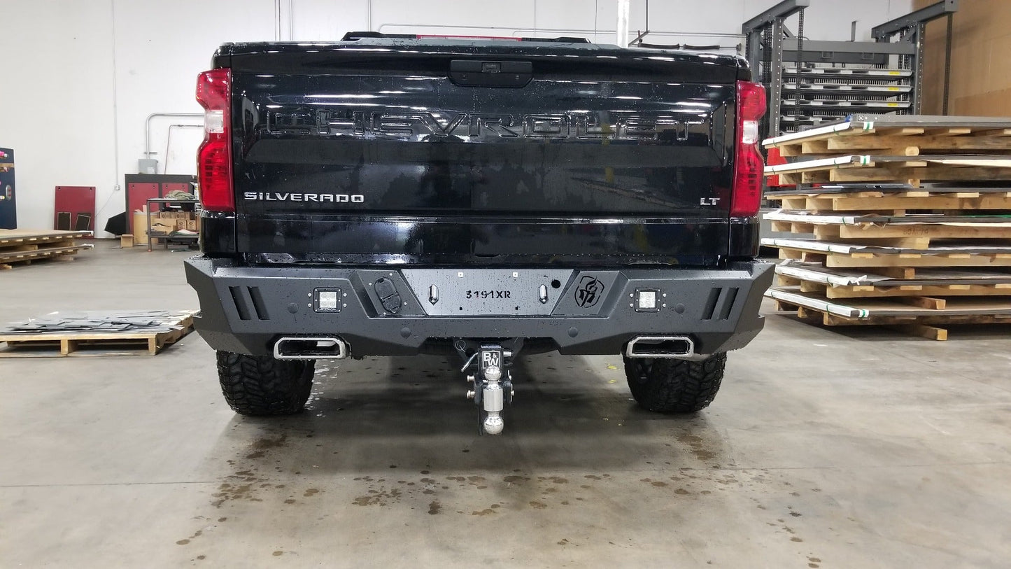 Spartan Rear Bumper - Texture Black 2019-2021 Chevrolet/GMC 1500