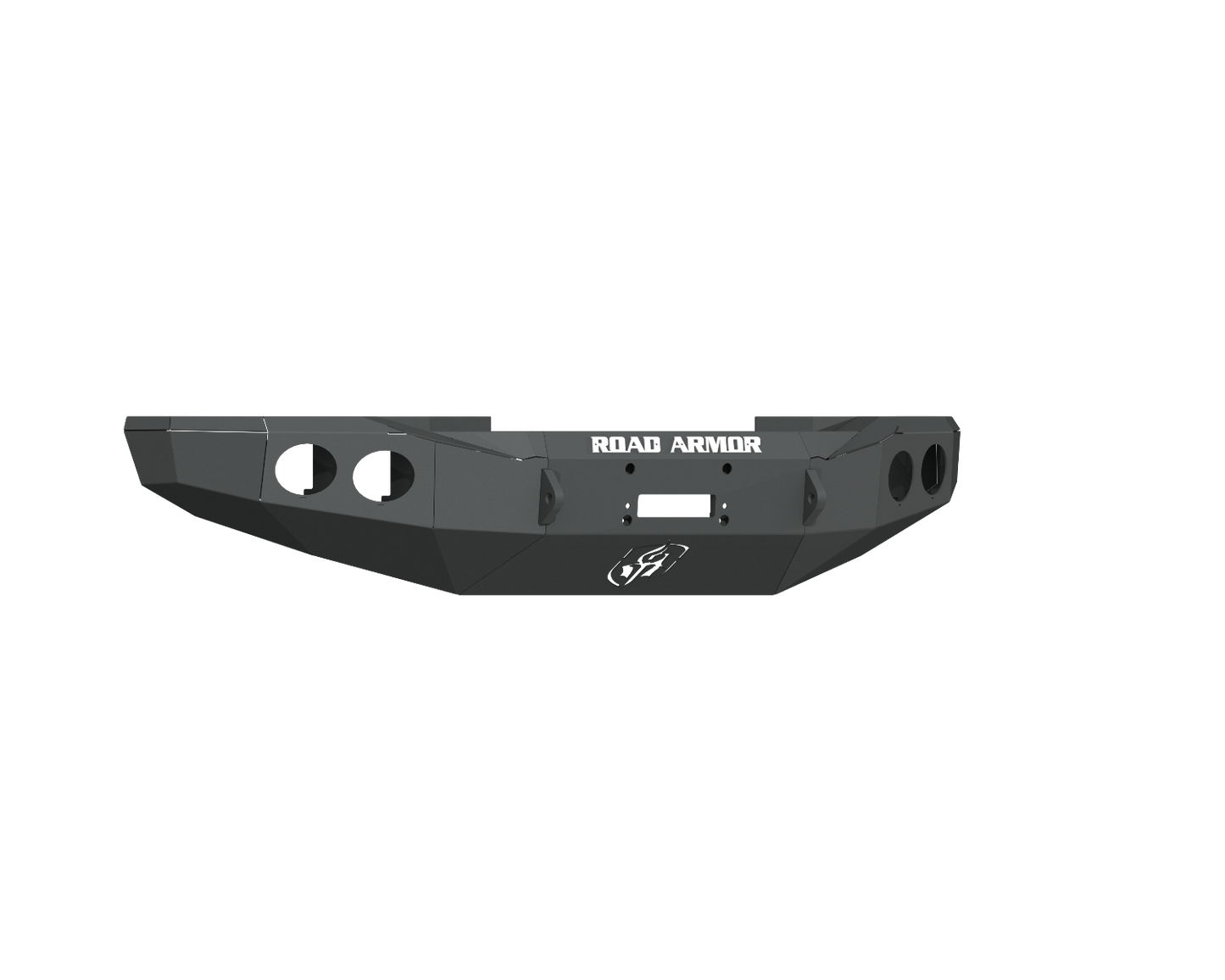 Stealth Front Winch Bumper | Round Holes - Texture Black 2019-2023 Chevrolet 4500 5500 6500