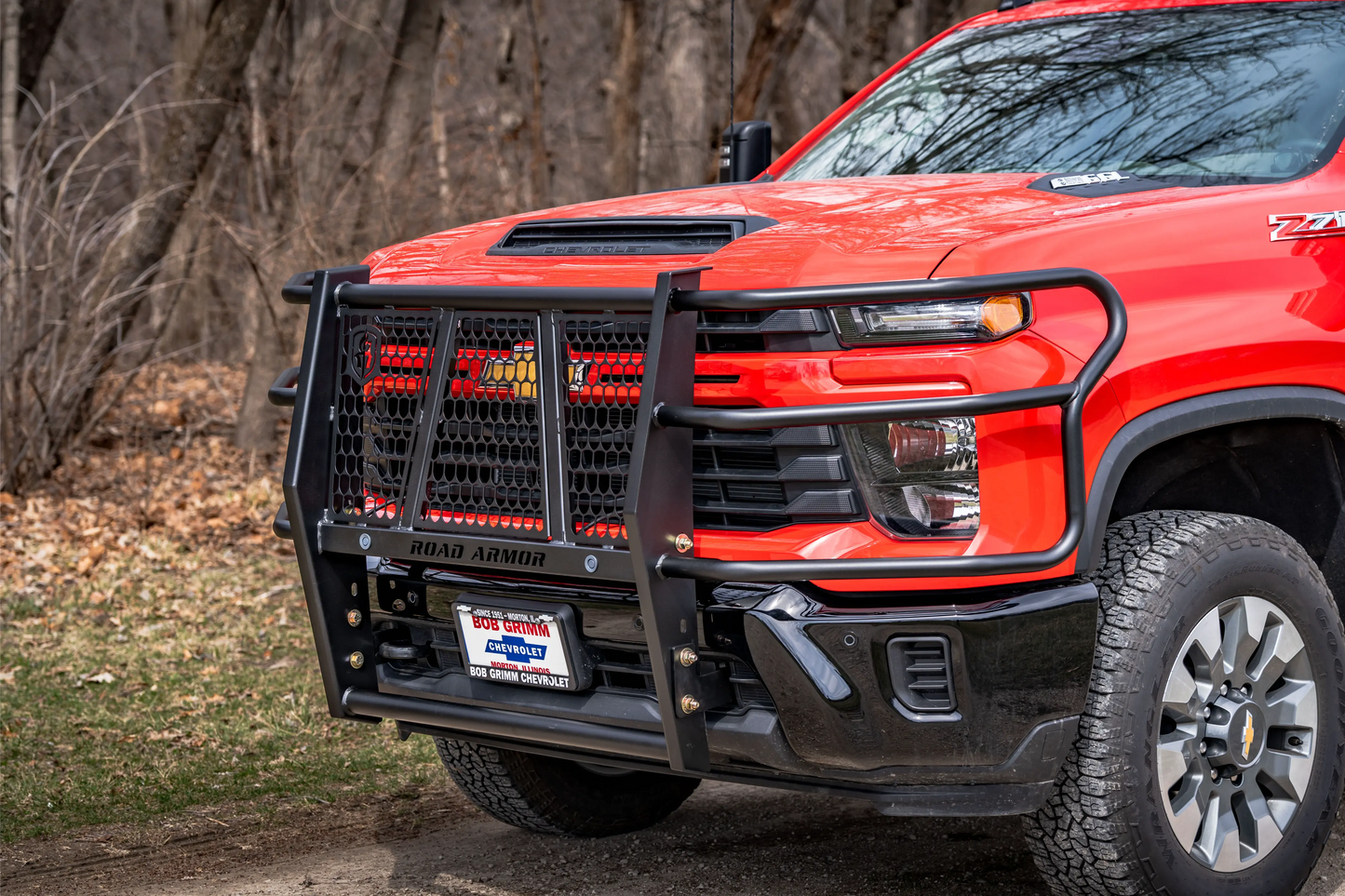 Vaquero Front Grille Guard - Brush Guard - Texture Black - 2020-2026 - CHEVY 2500 3500