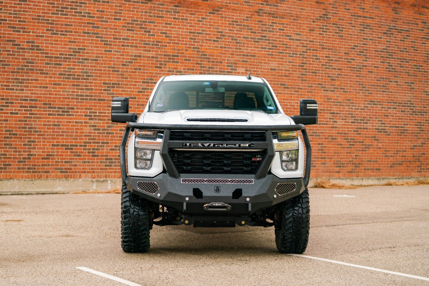 Evolution Front Winch Bumper Reaper Guard - Texture Black 2020-2023 Chevrolet 2500 3500