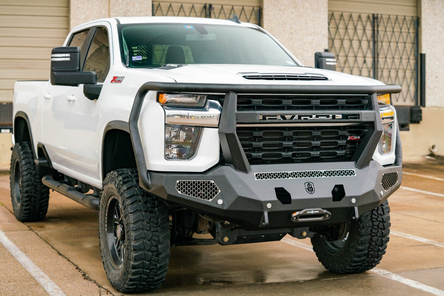 Evolution Front Winch Bumper Reaper Guard - Texture Black 2020-2023 Chevrolet 2500 3500