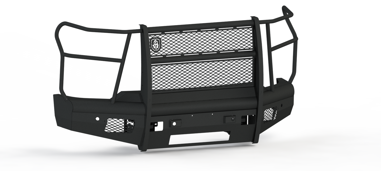 Vaquero Front Non-Winch Bumper Full Guard - Texture Black 2020-2023 Chevrolet 2500 3500