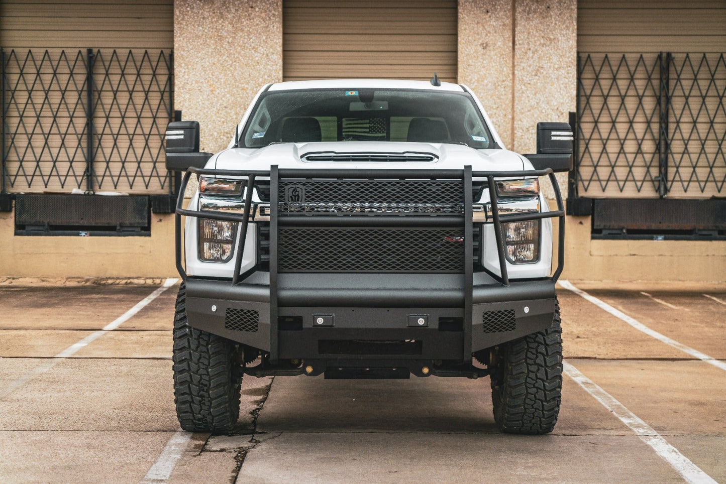 Vaquero Front Non-Winch Bumper Full Guard - Texture Black 2020-2023 Chevrolet 2500 3500