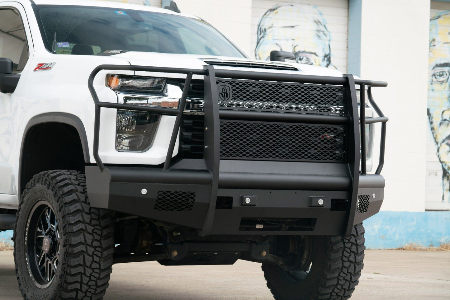 Vaquero Front Non-Winch Bumper Full Guard - Texture Black 2020-2023 Chevrolet 2500 3500
