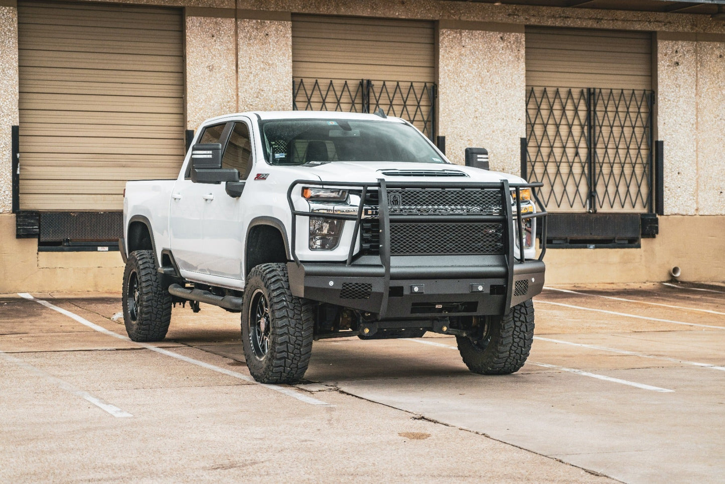Vaquero Front Non-Winch Bumper Full Guard - Texture Black 2020-2023 Chevrolet 2500 3500