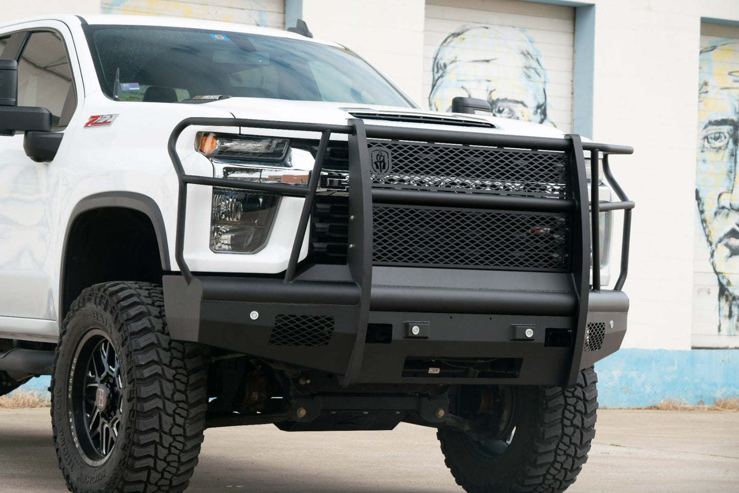 Vaquero Front Non-Winch Bumper Full Guard - Texture Black 2020-2023 Chevrolet 2500 3500