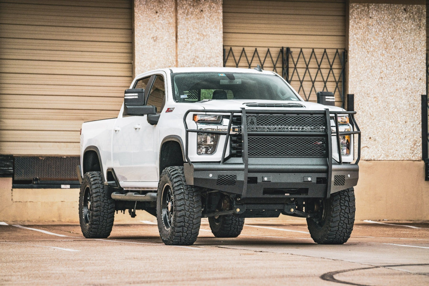 Vaquero Front Non-Winch Bumper Full Guard - Texture Black 2020-2023 Chevrolet 2500 3500