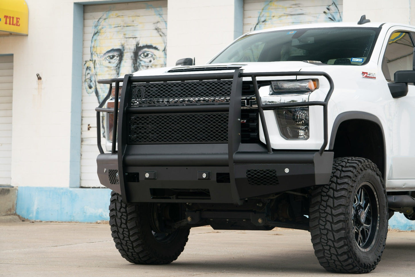 Vaquero Front Non-Winch Bumper Full Guard - Texture Black 2020-2023 Chevrolet 2500 3500