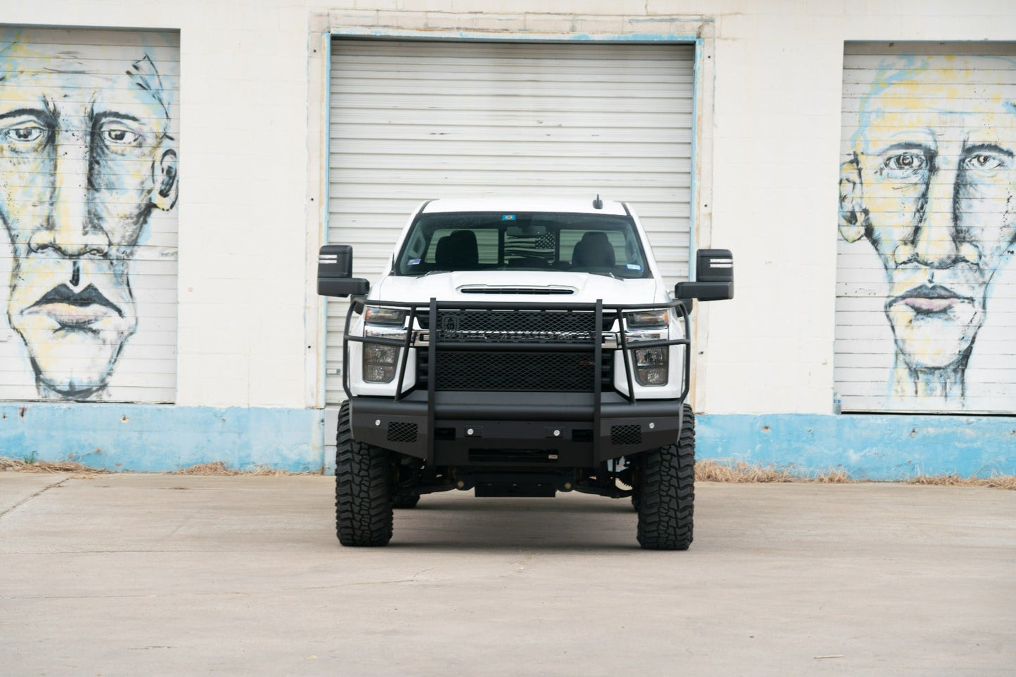 Vaquero Front Non-Winch Bumper Full Guard - Texture Black 2020-2023 Chevrolet 2500 3500