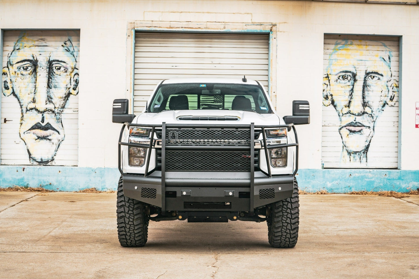 Vaquero Front Non-Winch Bumper Full Guard - Texture Black 2020-2023 Chevrolet 2500 3500