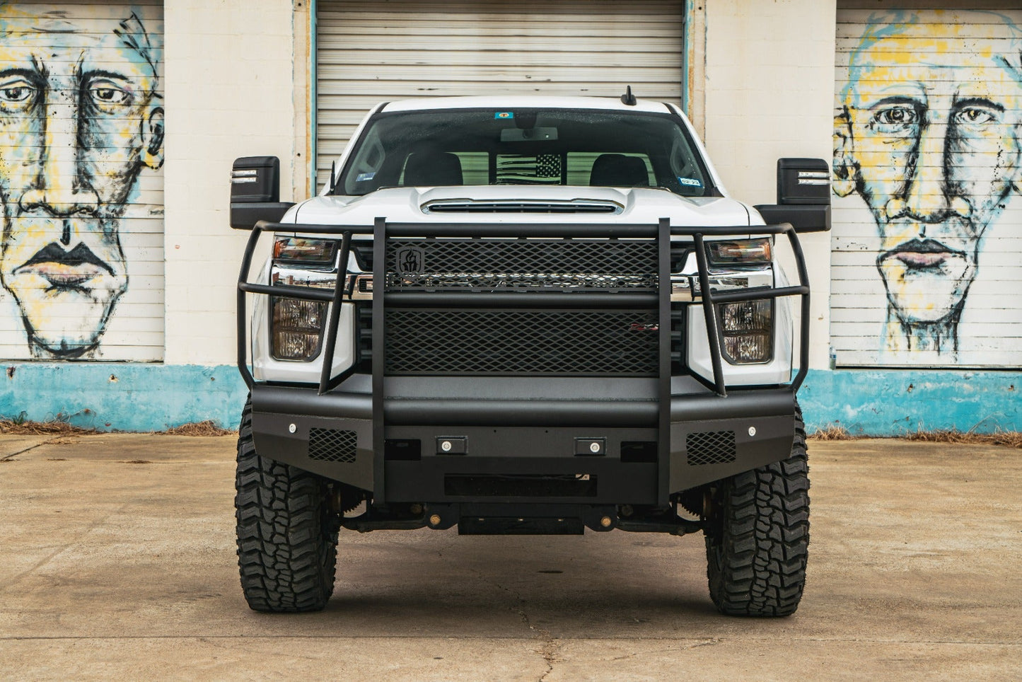 Vaquero Front Non-Winch Bumper Full Guard - Texture Black 2020-2023 Chevrolet 2500 3500