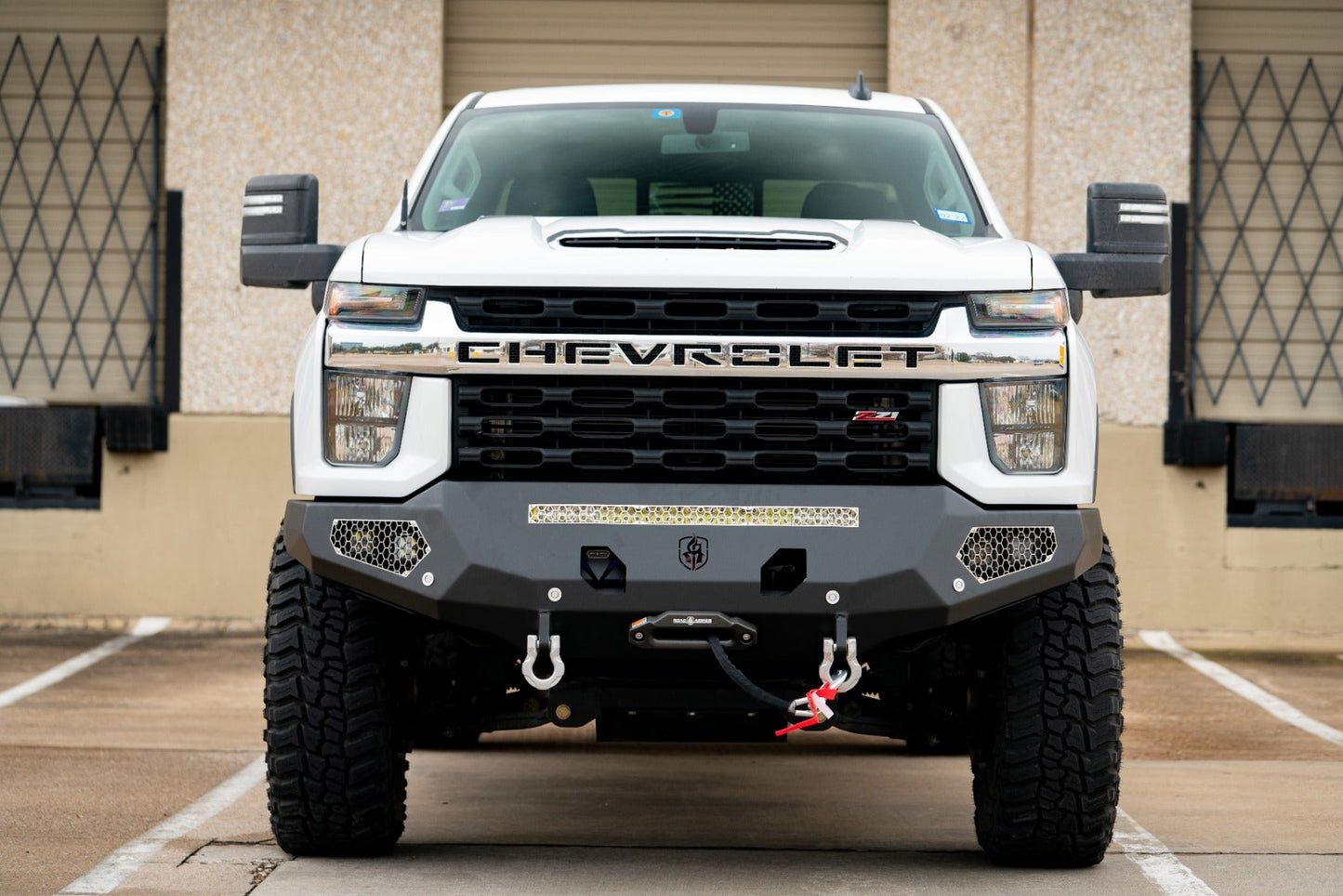 Evolution Front Winch Bumper - Texture Black 2020-2023 Chevrolet 2500 3500