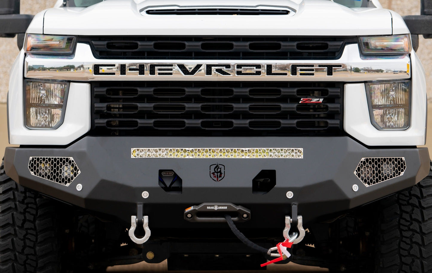 Evolution Front Winch Bumper - Texture Black 2020-2023 Chevrolet 2500 3500
