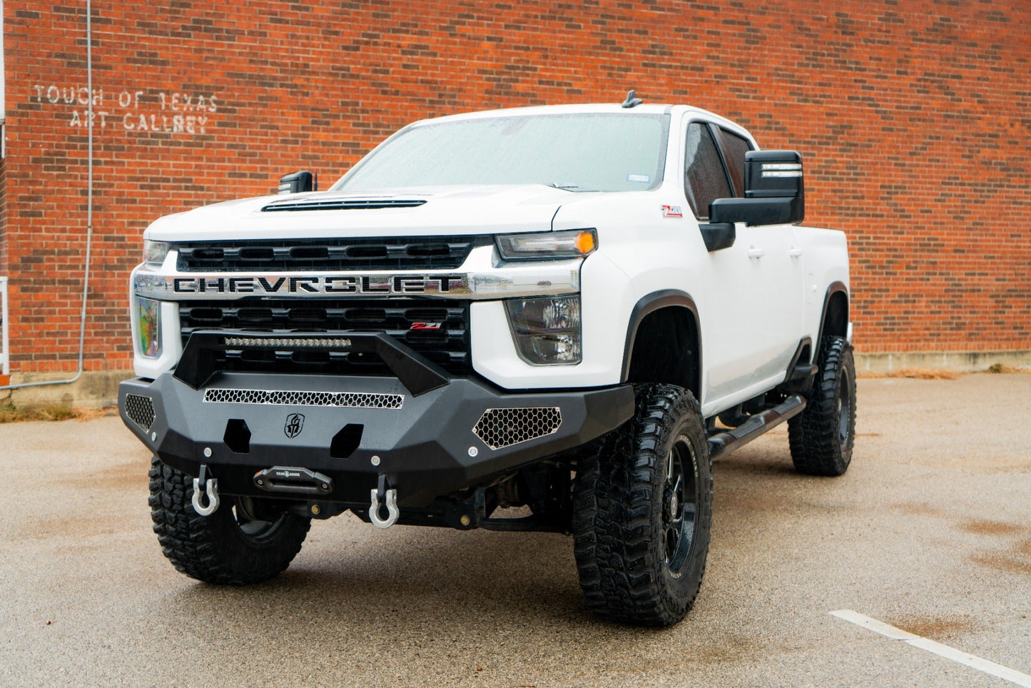Evolution Front Winch Bumper Sheet Metal Pre-Runner Guard - Texture Black 2020-2023 Chevrolet 2500 3500