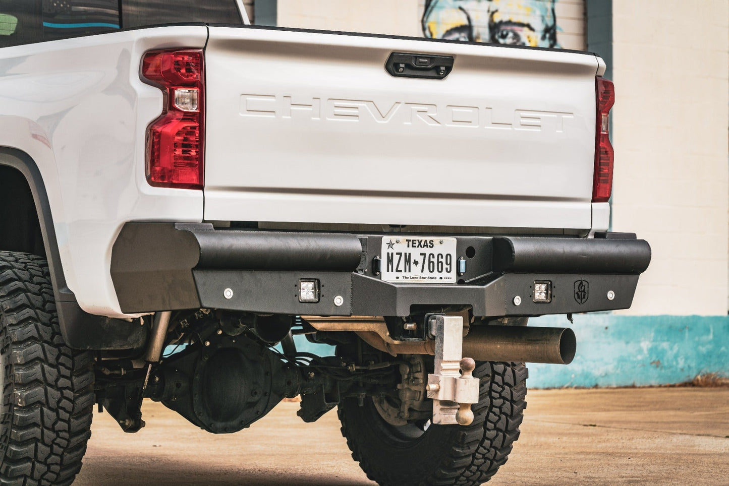 Vaquero Rear Bumper - Texture Black 2020-2025 Chevrolet/GMC 2500 3500