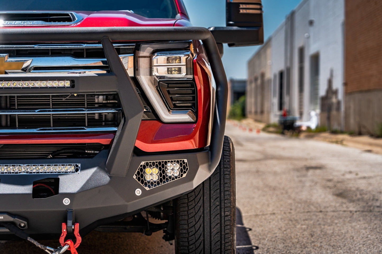 Evolution Front Winch Bumper Reaper Guard - Texture Black 2024-2025 Chevrolet 2500 3500