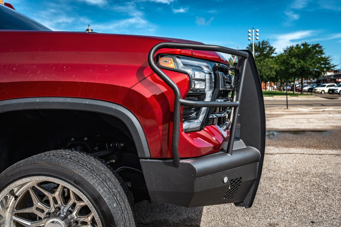 Vaquero Front Non-Winch Bumper Full Guard - Texture Black 2024-2025 Chevrolet 2500 3500