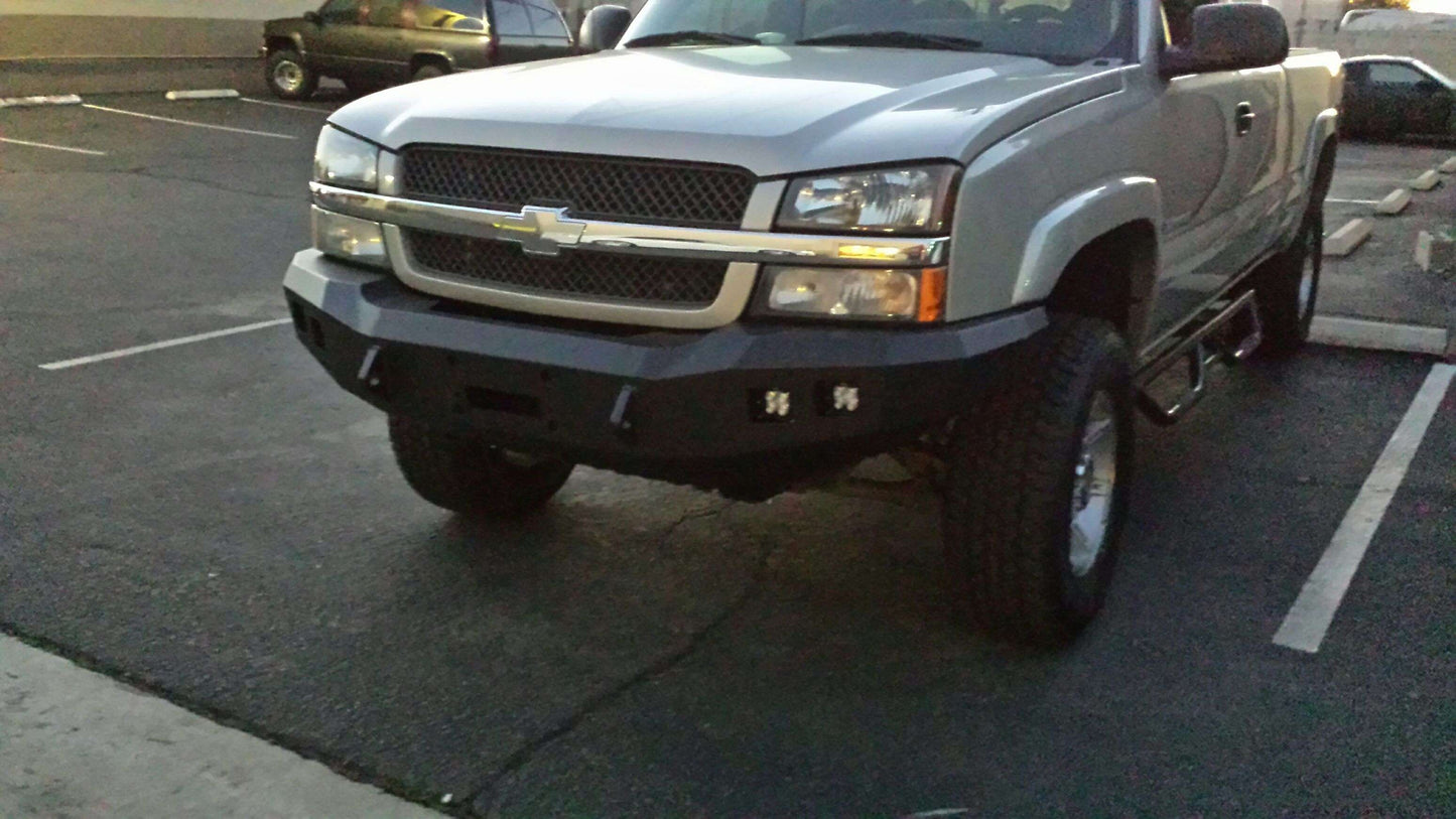 Stealth Front Winch Bumper - Texture Black 2003-2007 Chevrolet 2500 3500