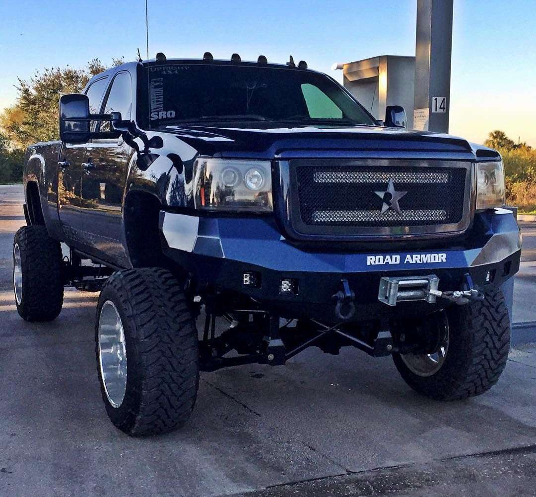 Stealth Front Winch Bumper - Texture Black 2011-2014 Chevrolet 2500 3500