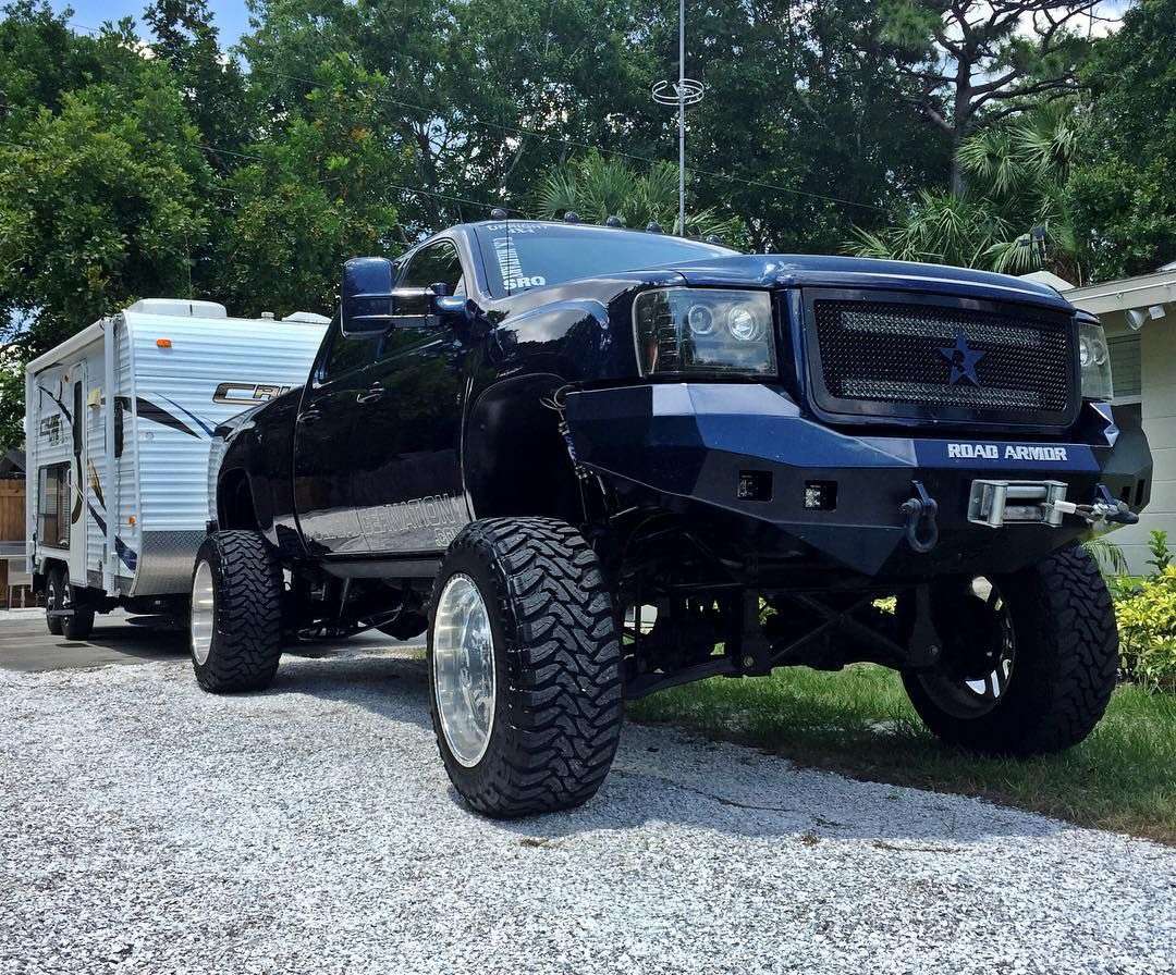 Stealth Front Winch Bumper - Texture Black 2011-2014 Chevrolet 2500 3500