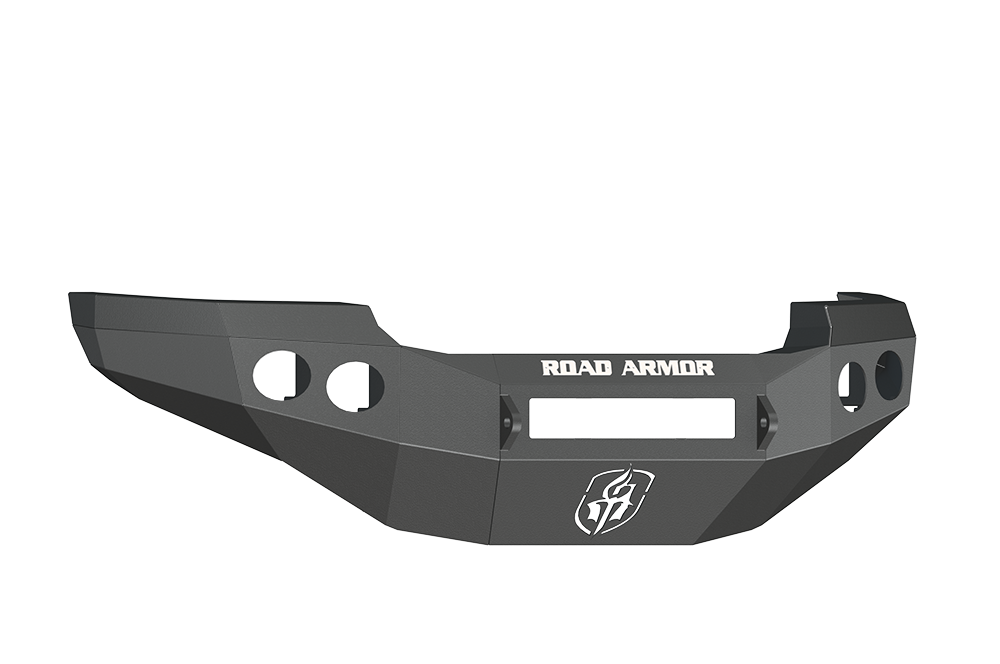 Stealth Front Non-Winch Bumper | Round Holes - Texture Black 2011-2014 GMC 2500 3500