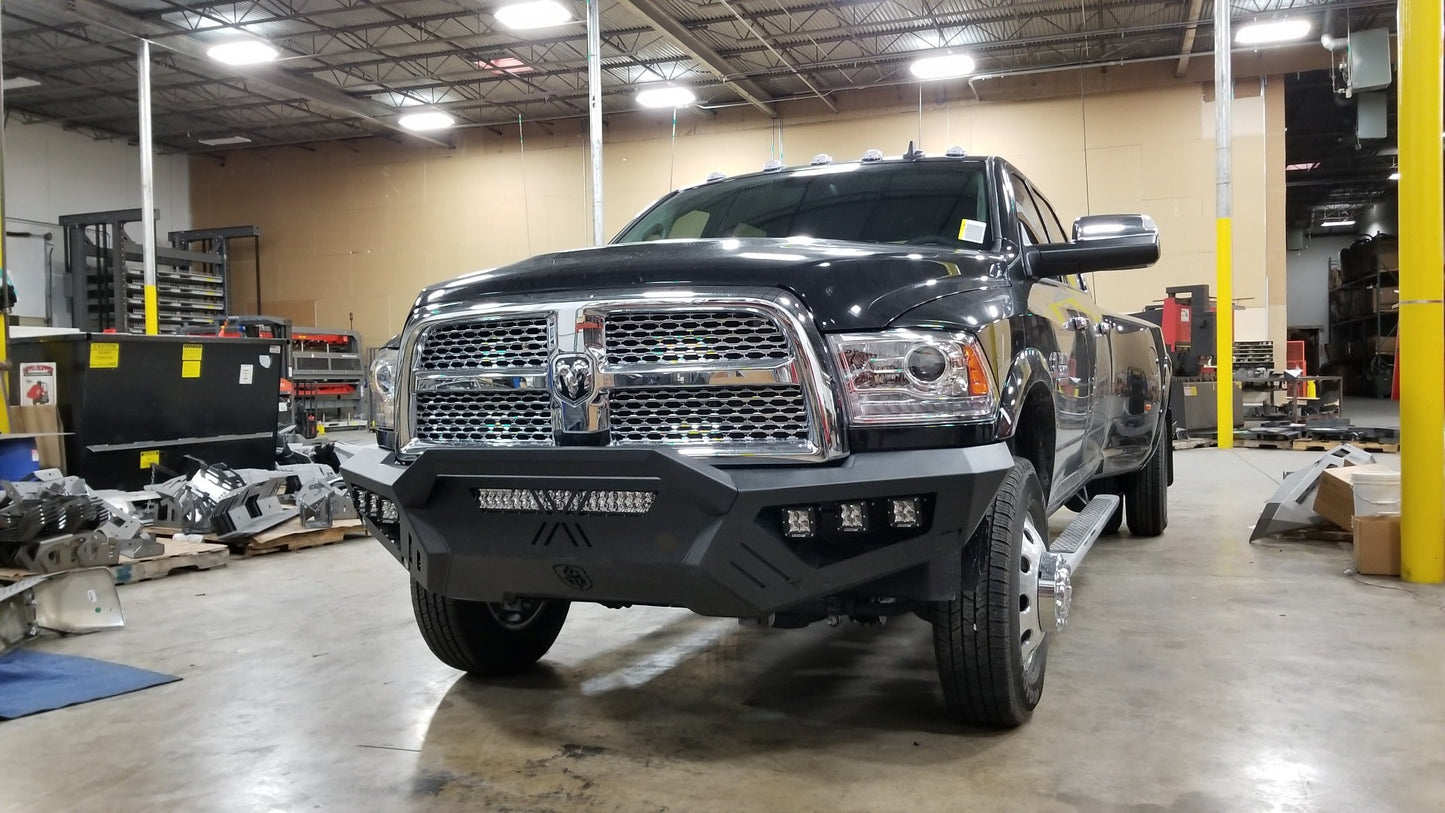 Spartan Front Bolt on Accessory Sheet Metal Pre-Runner Guard - Texture Black 2010-2018 RAM 2500 3500