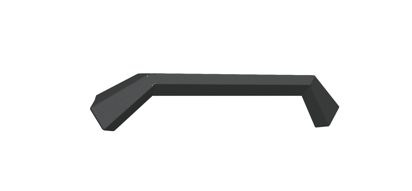 Spartan Front Bolt on Accessory Sheet Metal Pre-Runner Guard - Texture Black 2013-2018 RAM 1500