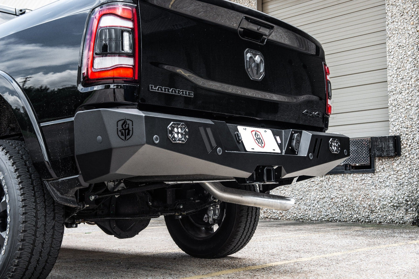 Spartan Rear Bumper - Texture Black 2019-2024 RAM 2500