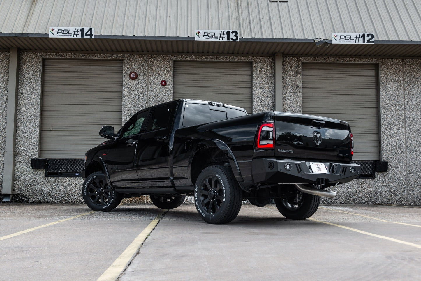 Spartan Rear Bumper - Texture Black 2019-2024 RAM 2500