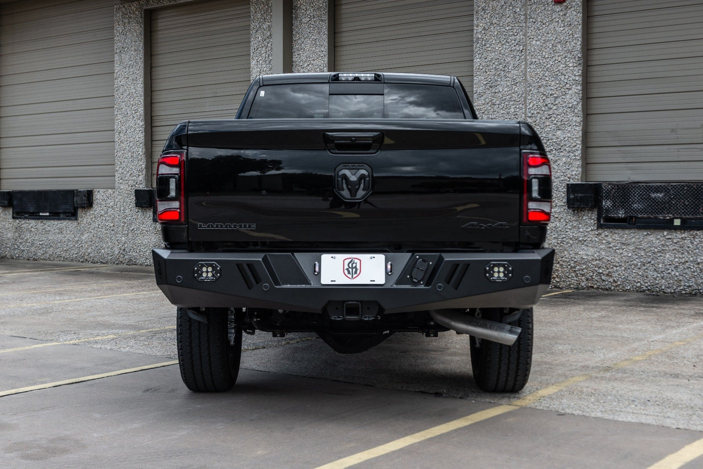Spartan Rear Bumper - Texture Black 2019-2024 RAM 2500