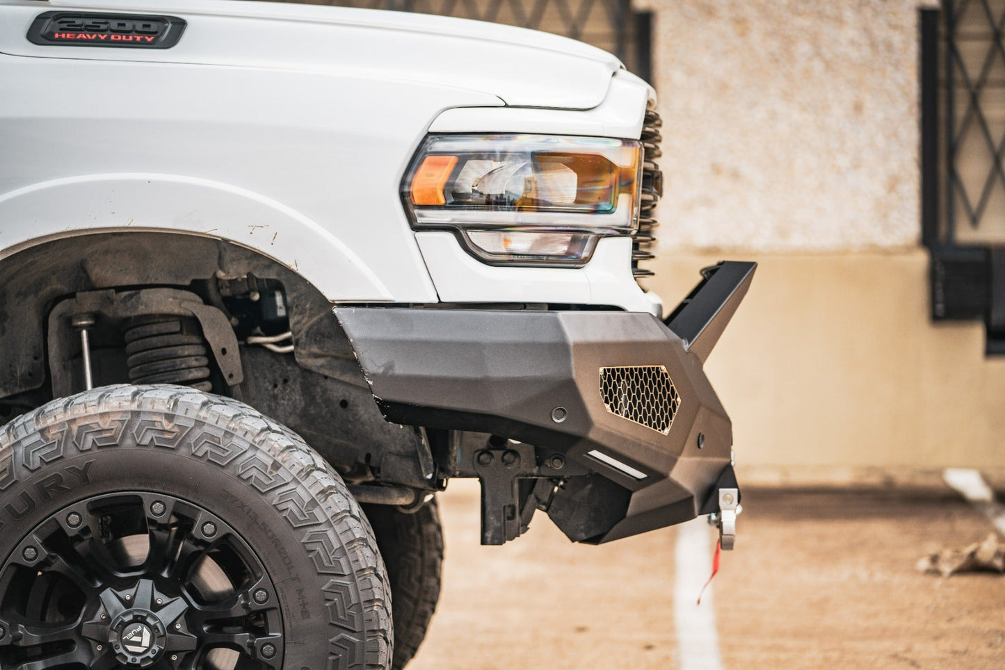 Evolution Front Winch Bumper Sheet Metal Pre-Runner Guard - Texture Black 2019-2024 RAM 2500 3500