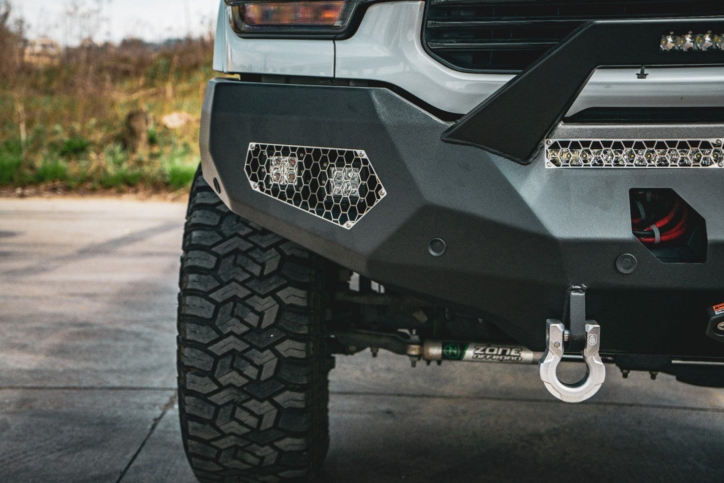 Evolution Front Winch Bumper Sheet Metal Pre-Runner Guard - Texture Black 2019-2024 RAM 2500 3500
