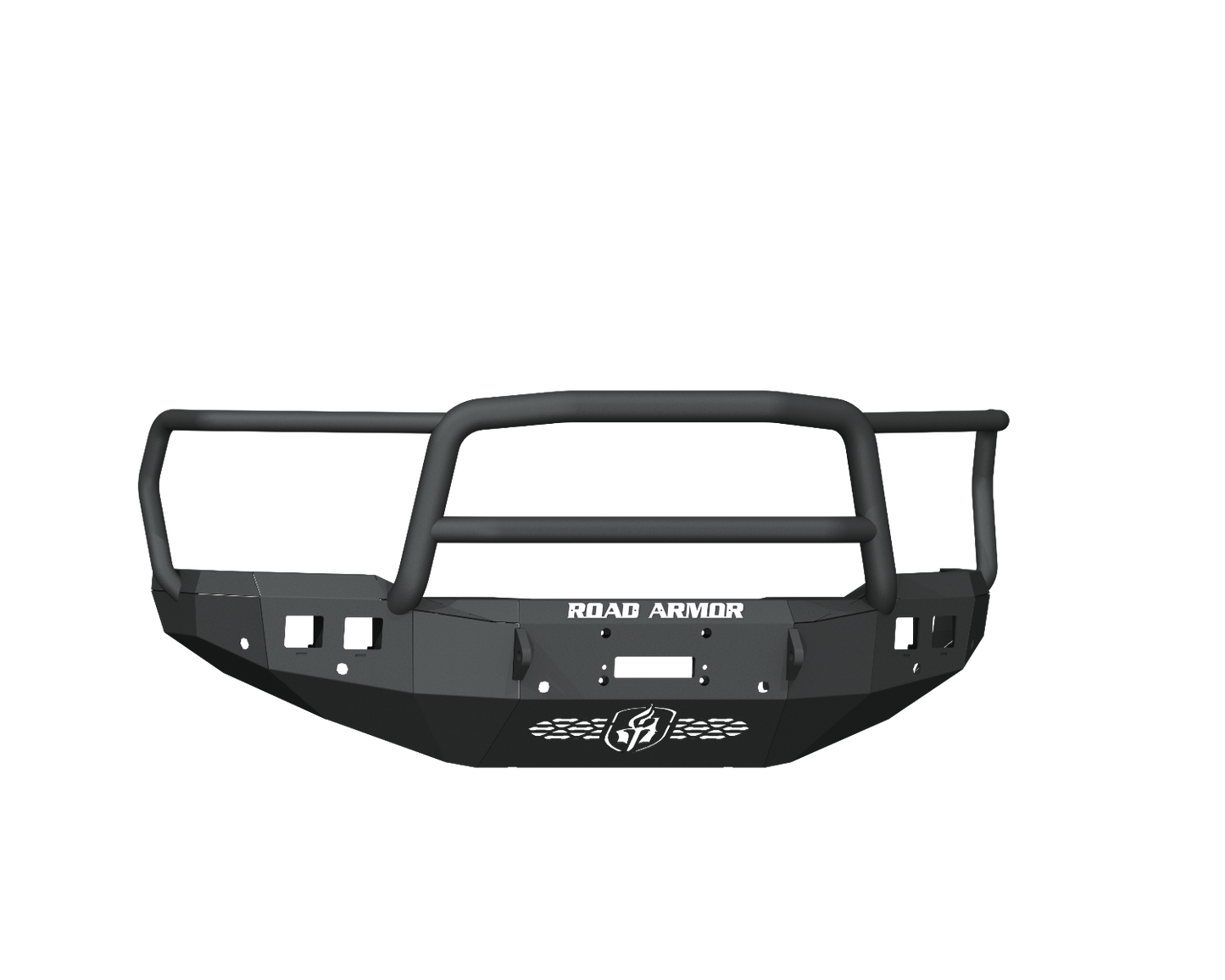 Stealth Front Winch Bumper Lonestar Guard - Texture Black 2019-2024 RAM 2500 3500