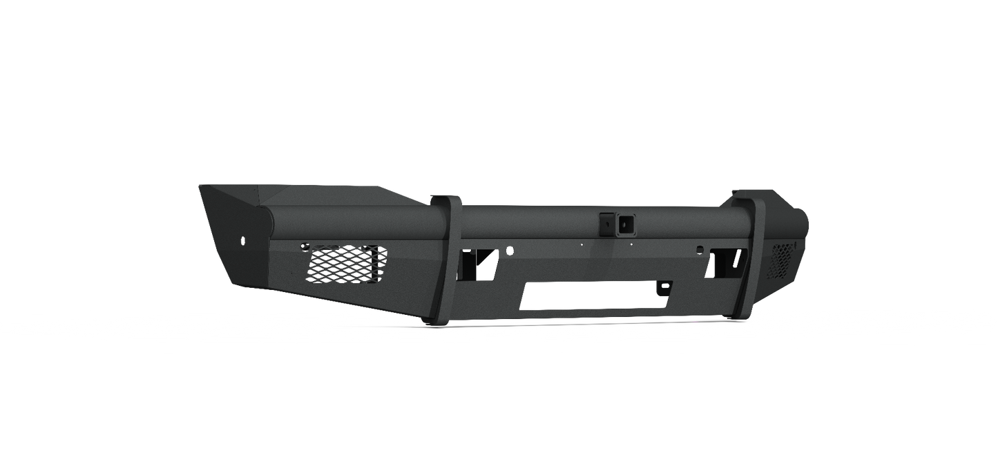 Vaquero Front Non-Winch Bumper | 2in Receiver - Texture Black 2019-2024 RAM 2500 3500