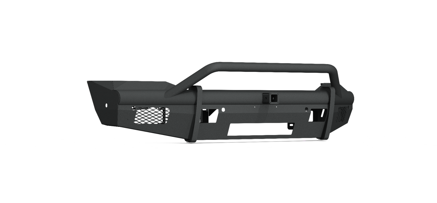 Vaquero Front Non-Winch Bumper Pre-Runner Guard | 2in Receiver - Texture Black 2019-2024 RAM 2500 3500