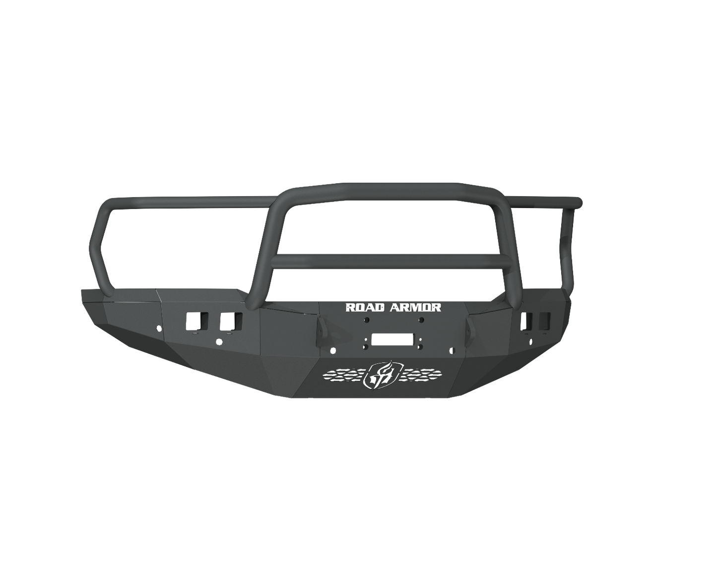 Stealth Front Winch Bumper Lonestar Guard - Texture Black 2019-2024 RAM 4500 5500