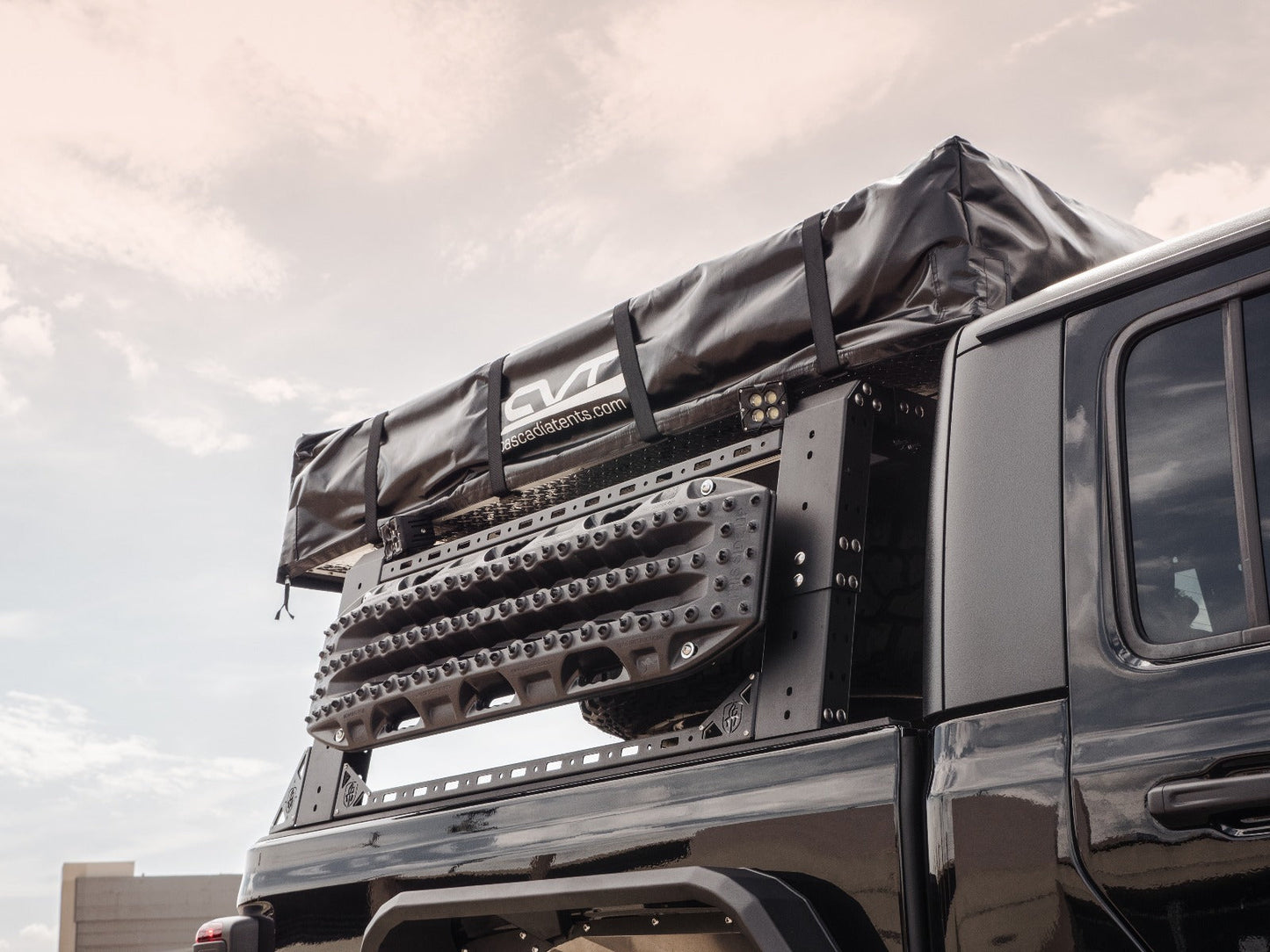 Treck Bed Rack System | Drill-Less Mounting Bracket Kit - Texture Black 2015-2023 Ford F-150 Raptor