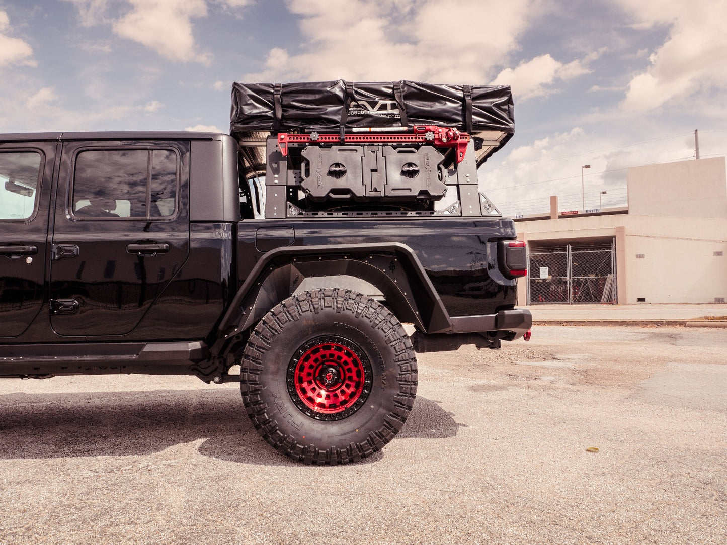 Treck Bed Rack System Accessory | High Lift Jack Mount - Texture Black